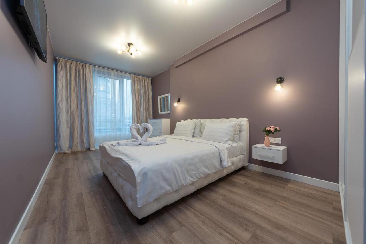 New Modern Apartments. Metro Minskaya Kijów Zewnętrze zdjęcie